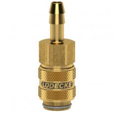 LUDECKE 帶軟管倒鉤的接頭ESMLA DN 5系列