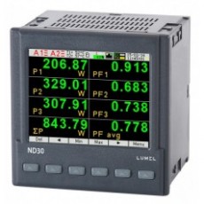 LUMEL 以太網功能的1相和3相網絡參數表ND30系列